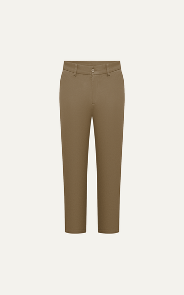  AG518 PREMIUM SLIMFIT KHAKI TROUSERS - DARK BROWN
