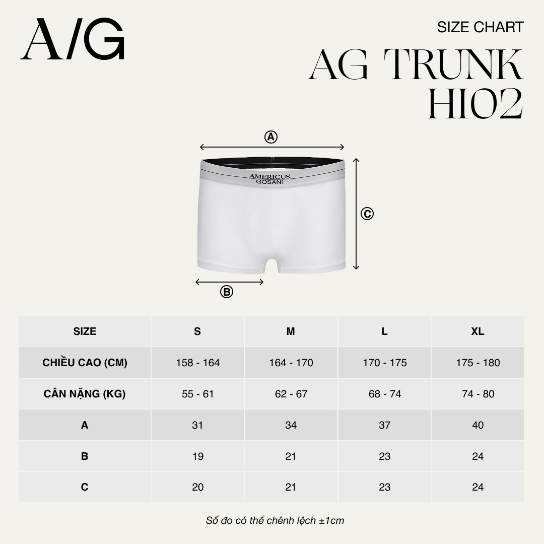 HI02 FACTORY SLIMFIT TRUNK UNDERWEAR - GREY