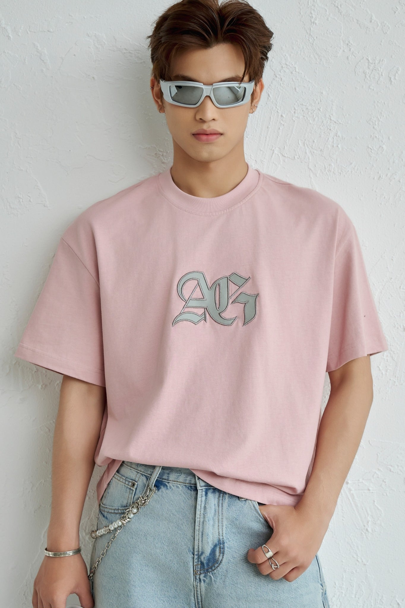 AGHT23 NEW GRAPHIC T-SHIRT - PINK