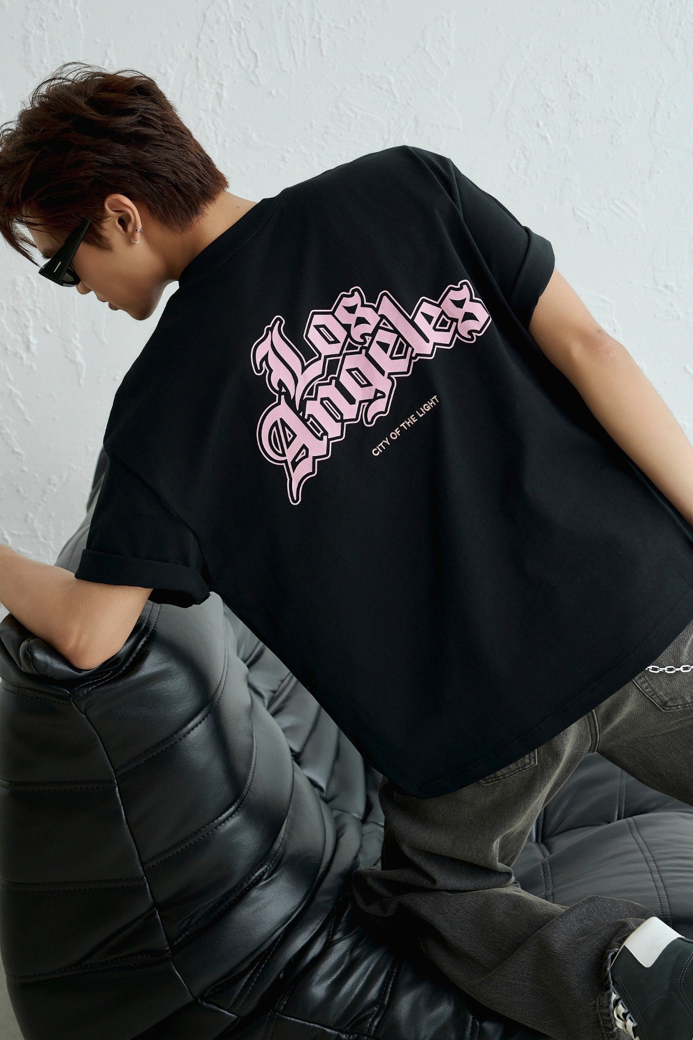 AGHT23 NEW GRAPHIC T-SHIRT - BLACK