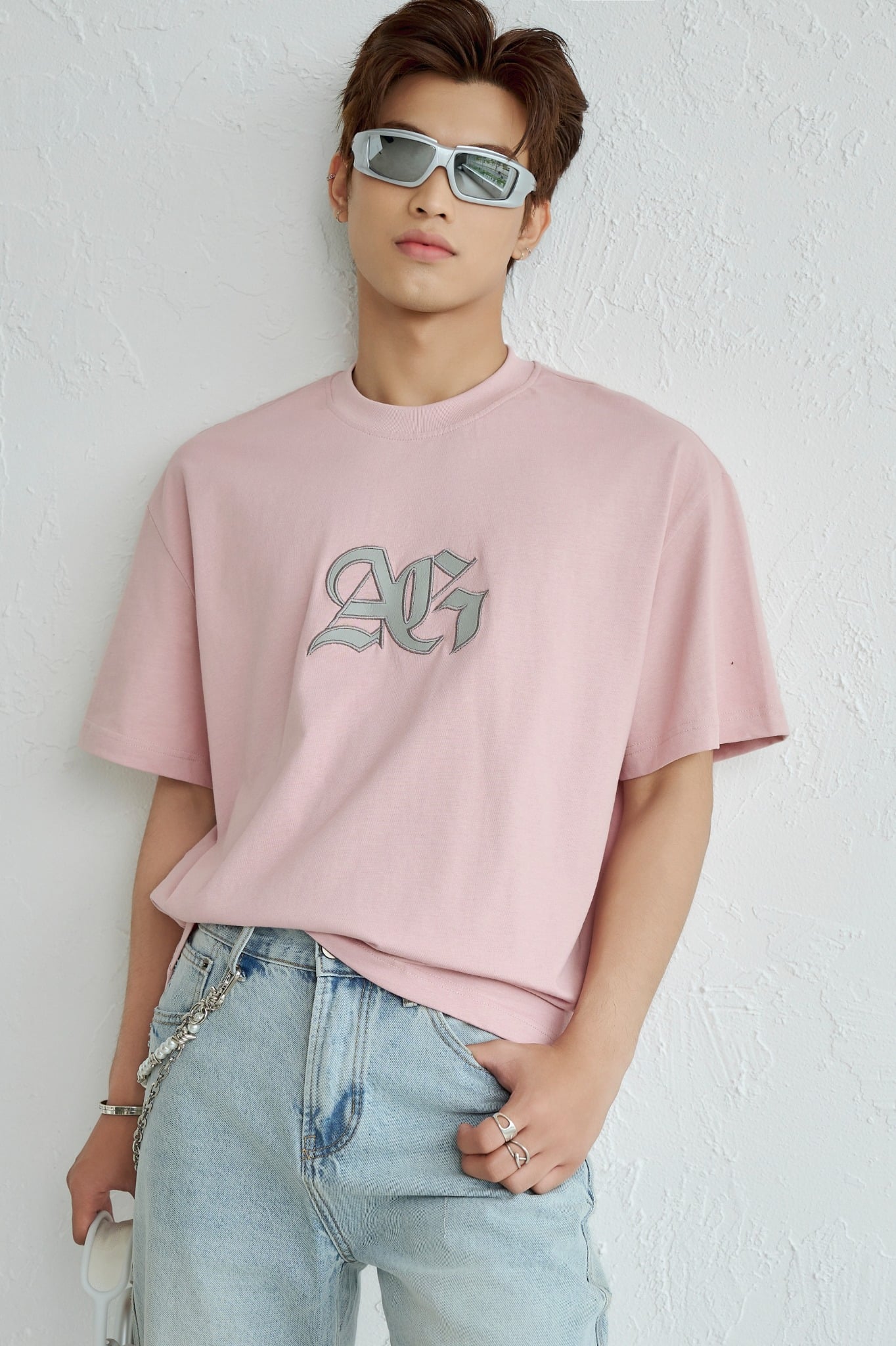 AGHT23 NEW GRAPHIC T-SHIRT - PINK