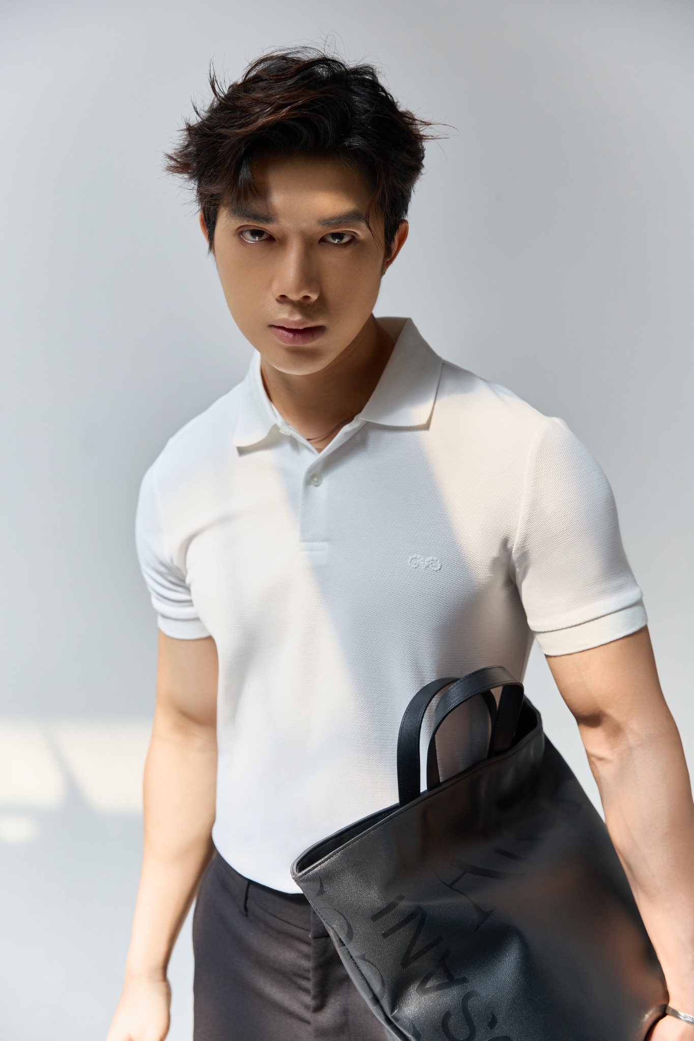 AG02 SIGNATURE SLIMFIT POLO - WHITE