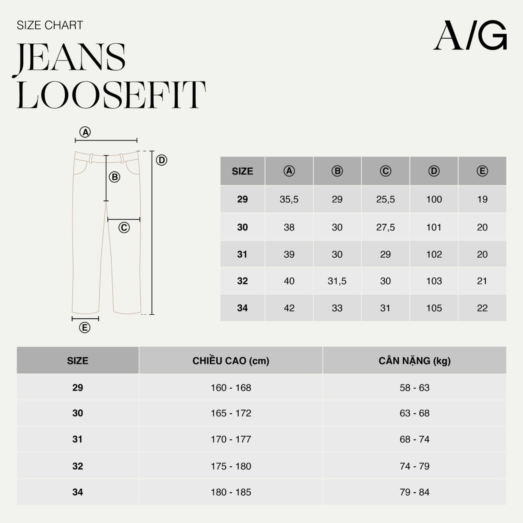 Y01 FACTORY LOOSE FIT JEANS - DARK BLUE