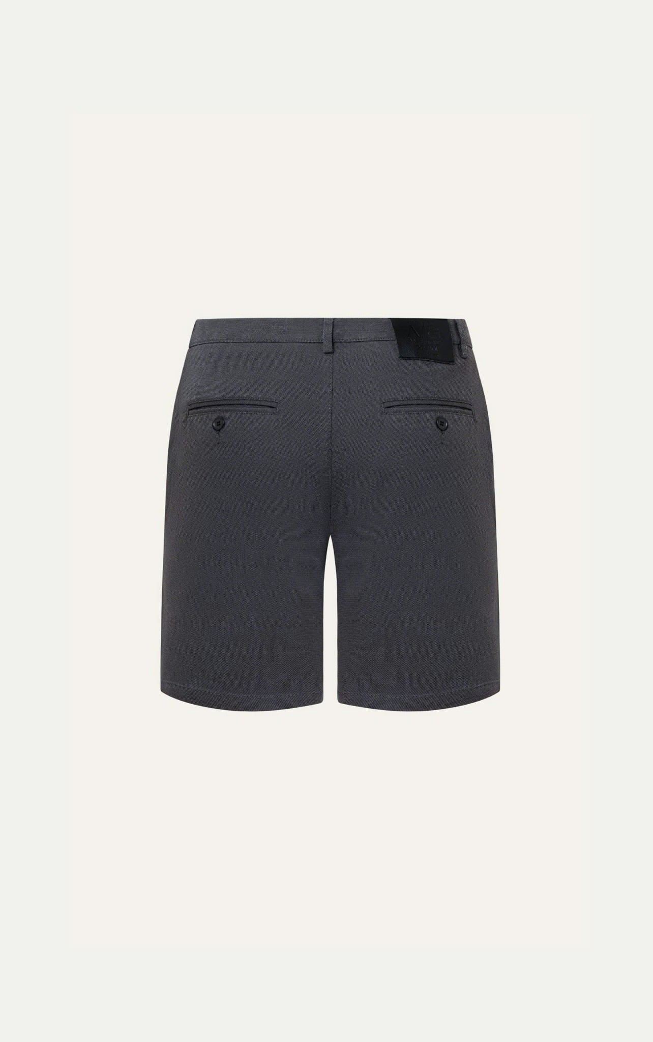 AG511 STUDIO SLIMFIT PLEATED CHINO BASIC KHAKI SHORT - DARK GREY