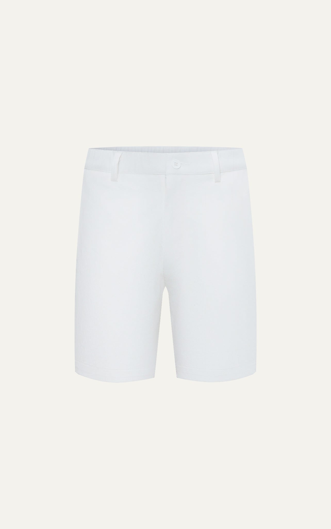 AG523 SIGNATURE SLIMFIT EASY KHAKI SHORTS- WHITE