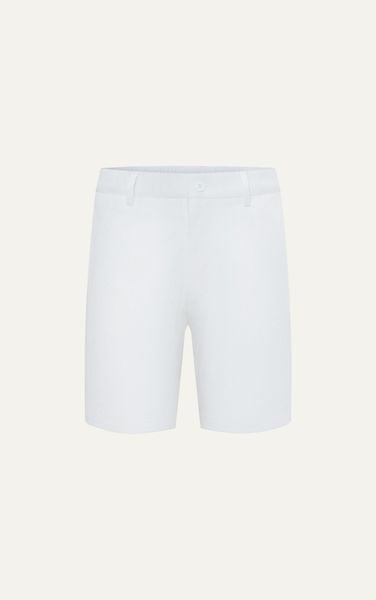  AG523 SIGNATURE SLIMFIT EASY KHAKIS SHORTS- WHITE