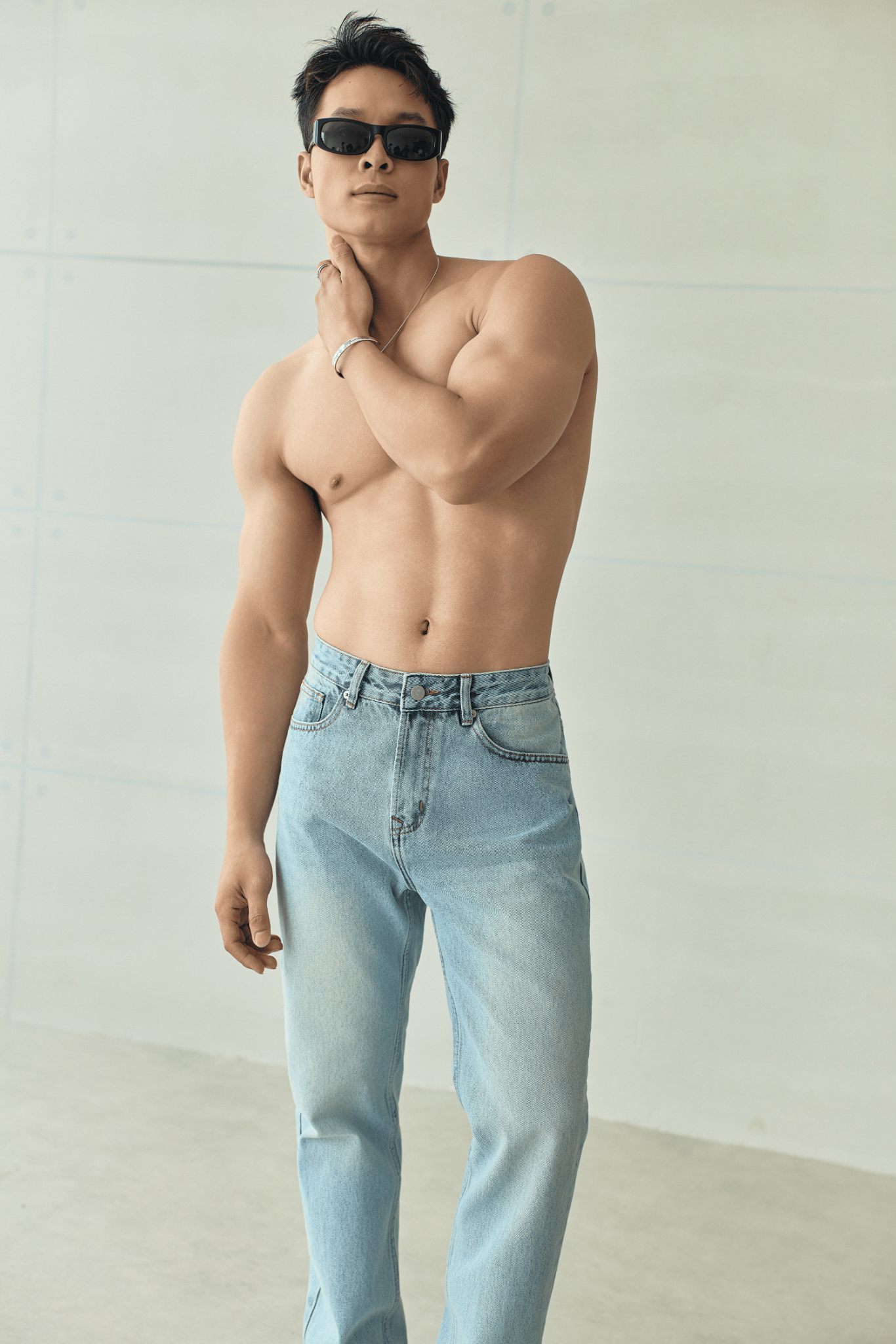 M01 CARROT FIT JEANS - LIGHT BLUE