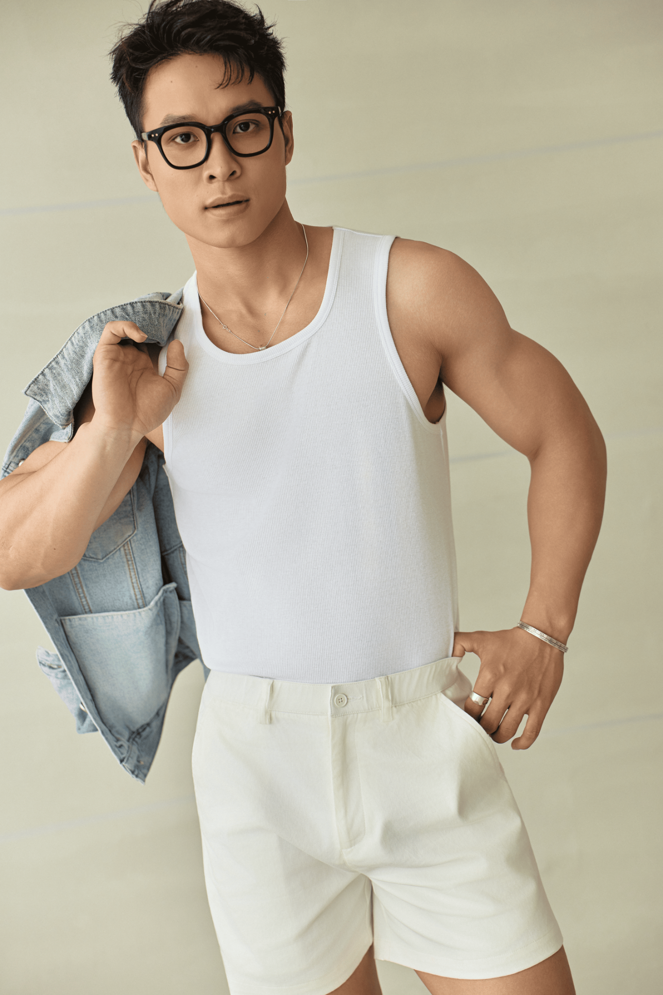 TA36 FACTORY REGULAR FIT BASIC TANKTOP - WHITE