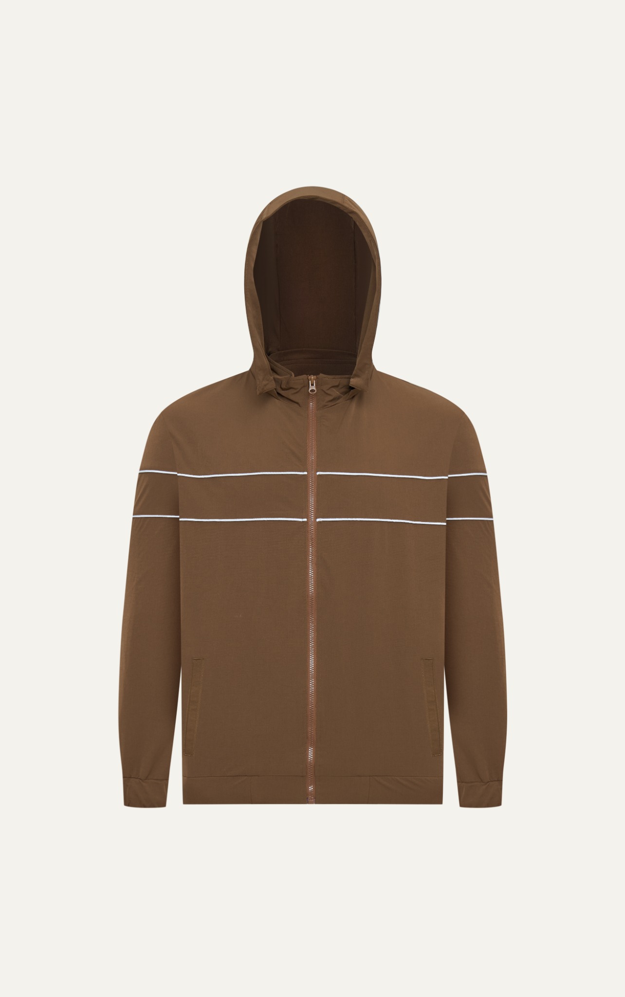TL13 REGULAR BASIC JACKET - BROWN