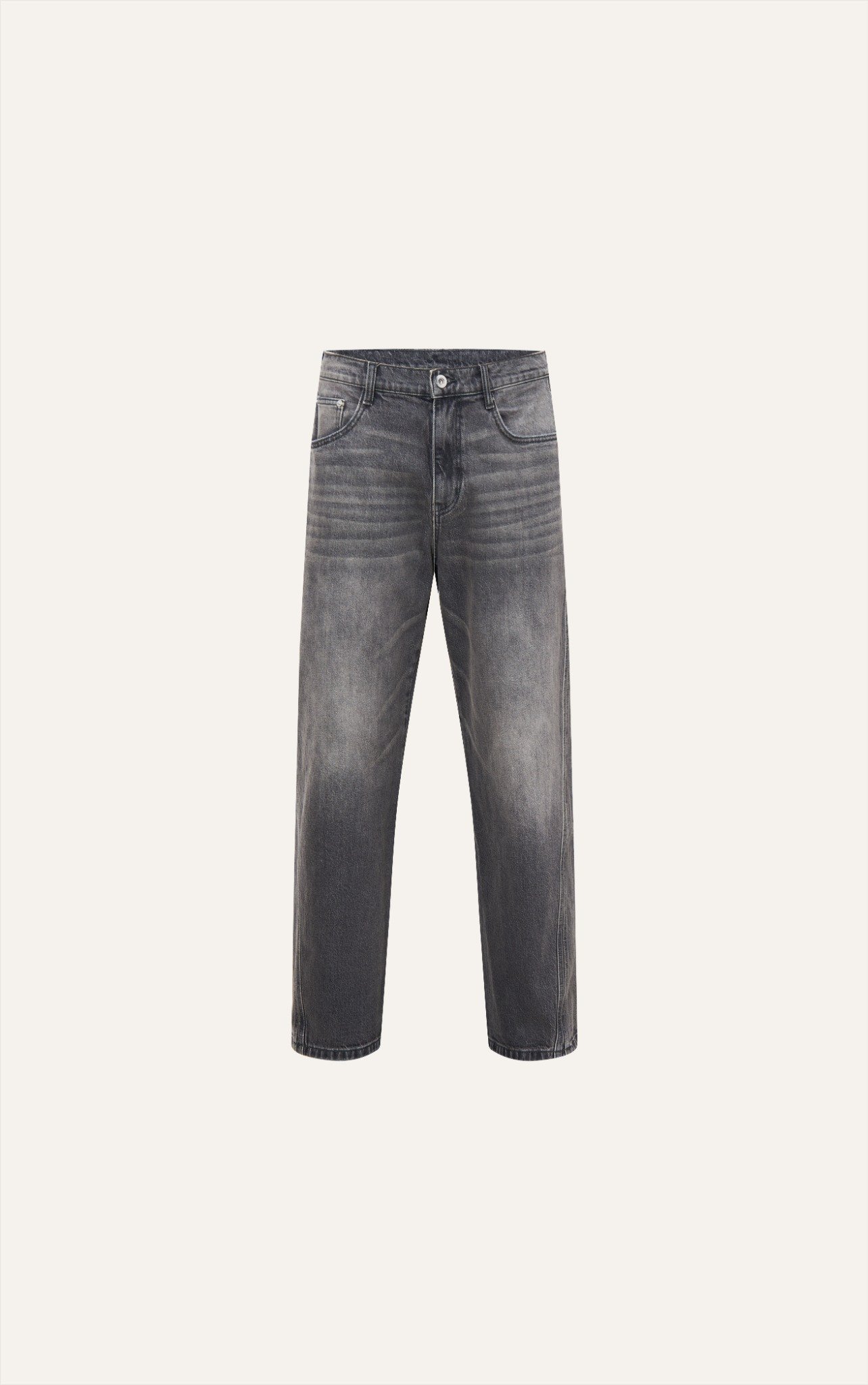AGY03 NEW BAGGY JEANS - DARK GRAY