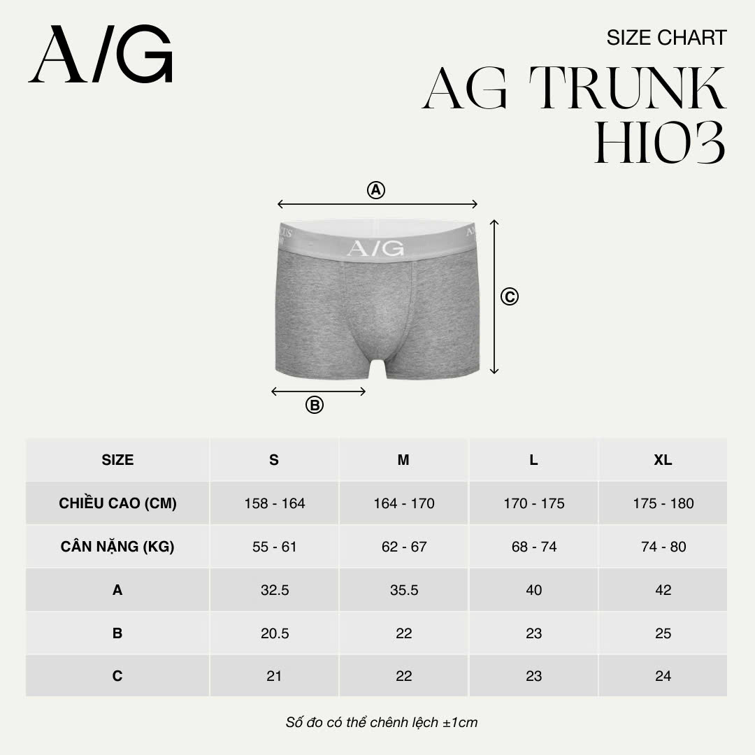 HI03 PREMIUM SLIMFIT TRUNK UNDERWEAR - WHITE