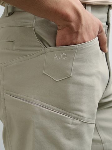 TT19 A/G LOOSE FIT KHAKI SHORTS - LIGHT GREY