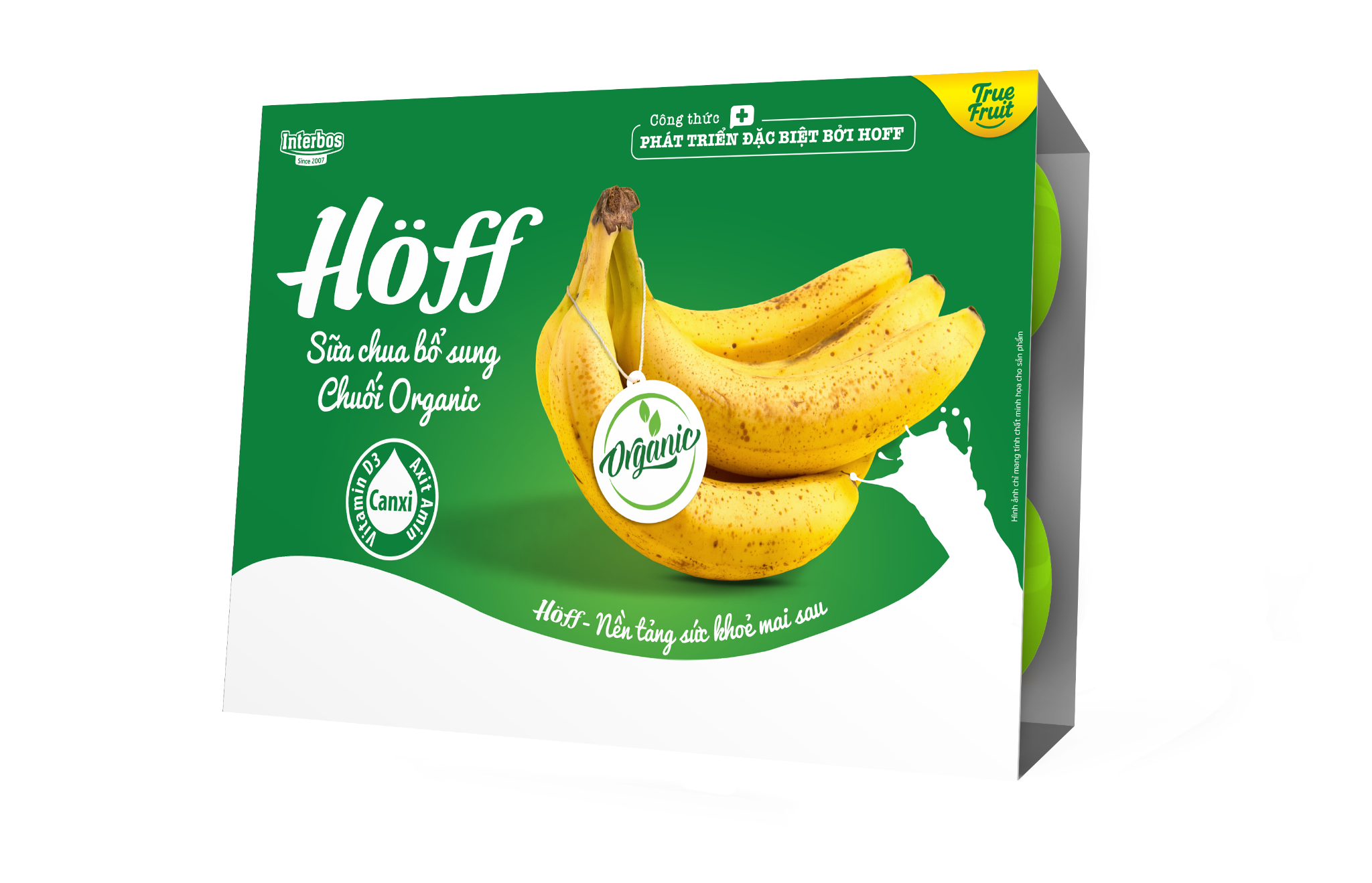 Sữa chua trái cây Höff bổ sung Chuối Organic