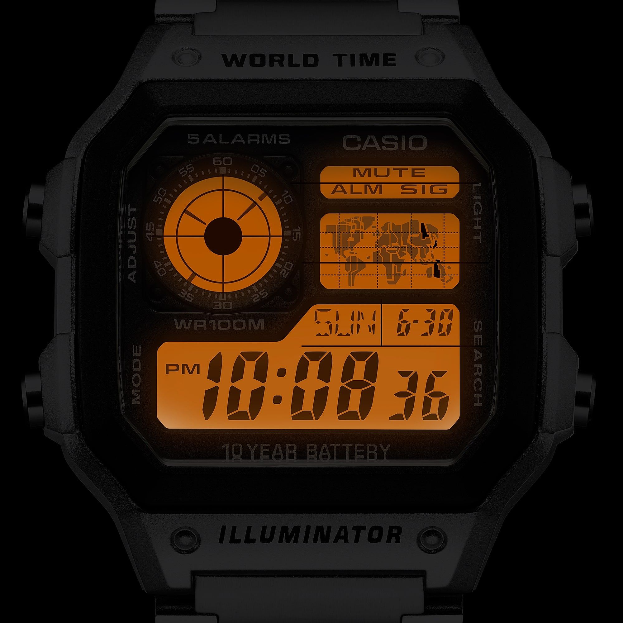 Đồng hồ Casio Nam AE-1200WHD-1AVDF Chính Hãng [Giá chỉ áp dụng tại website]