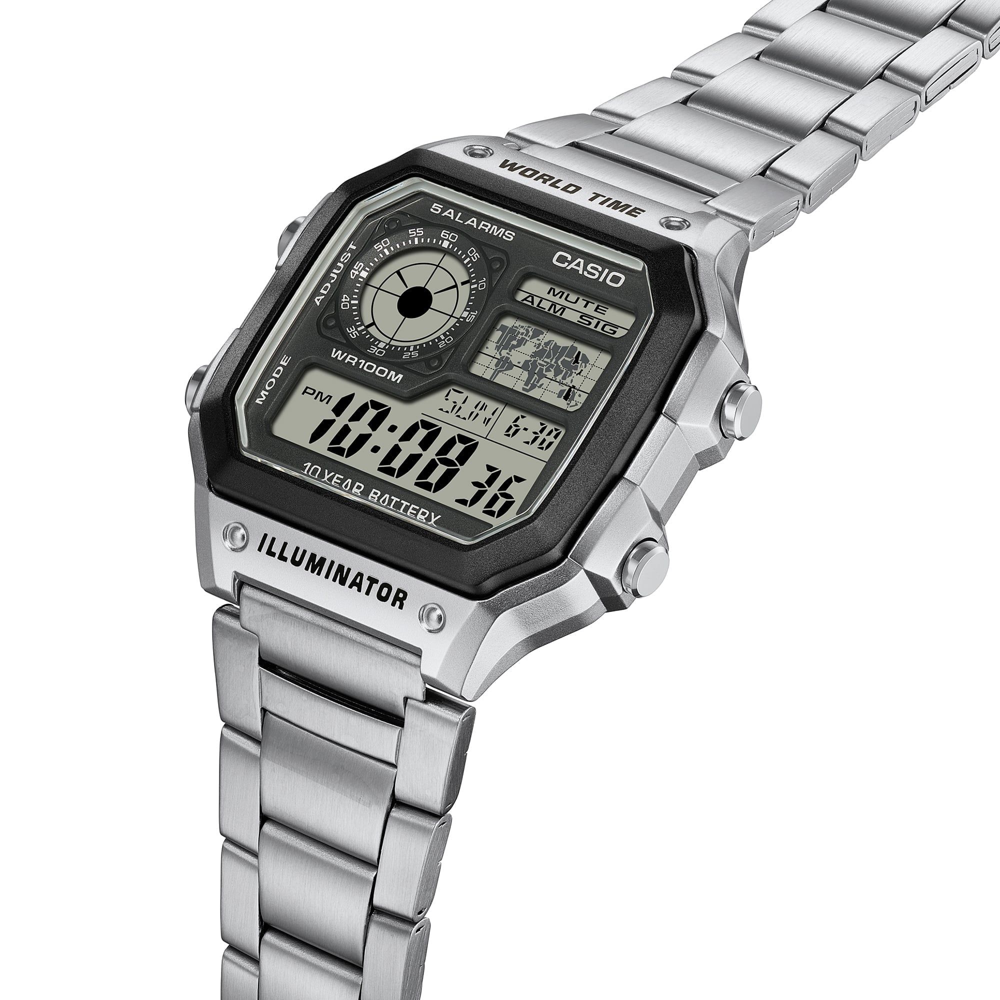 Đồng hồ Casio Nam AE-1200WHD-1AVDF Chính Hãng [Giá chỉ áp dụng tại website]