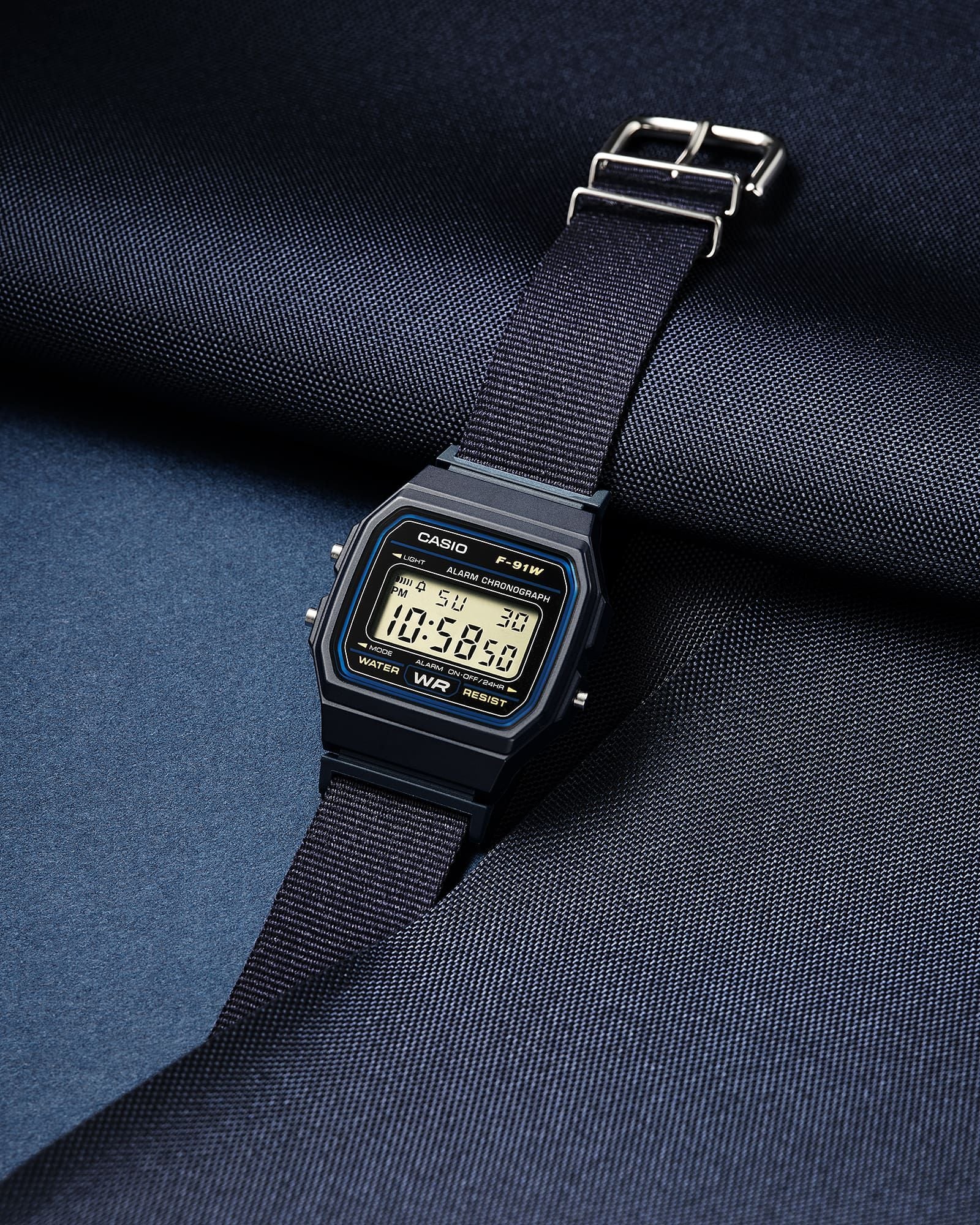 Đồng hồ CASIO F-91WF-2ADF Chính Hãng