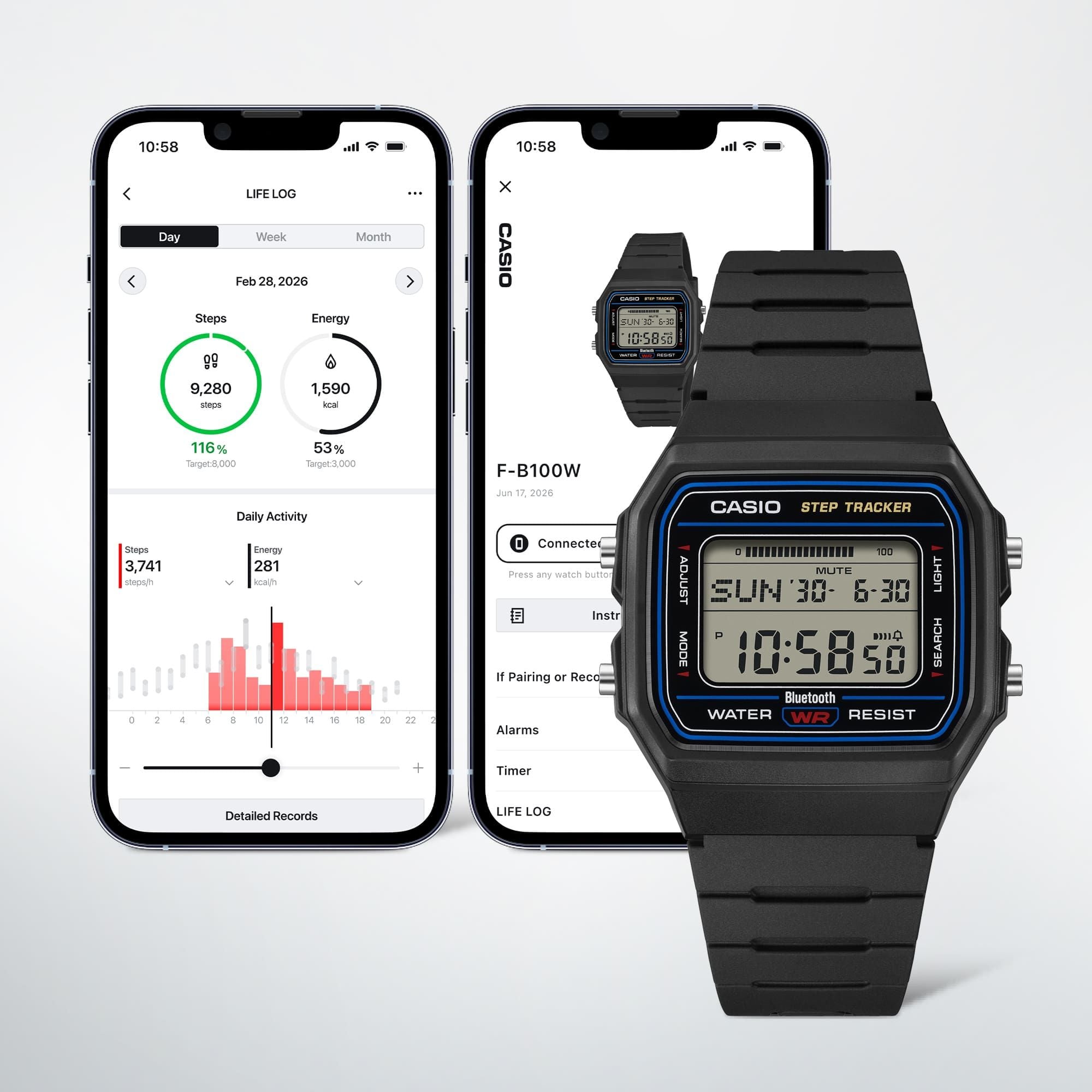 Đồng Hồ CASIO Nam F-B100W-1ADF Chính Hãng