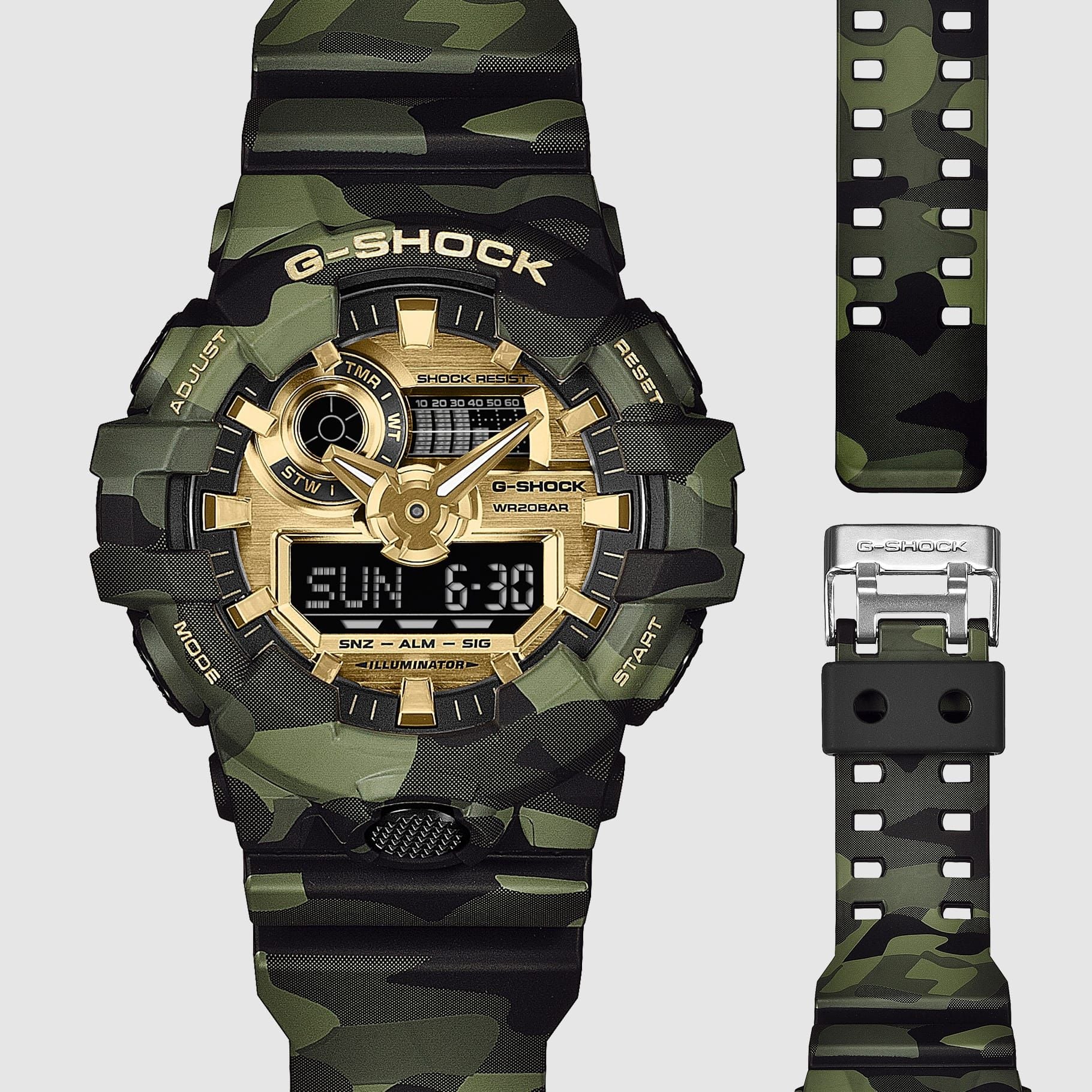 Đồng hồ CASIO G-SHOCK GA-700CMG-3ADR Chính Hãng