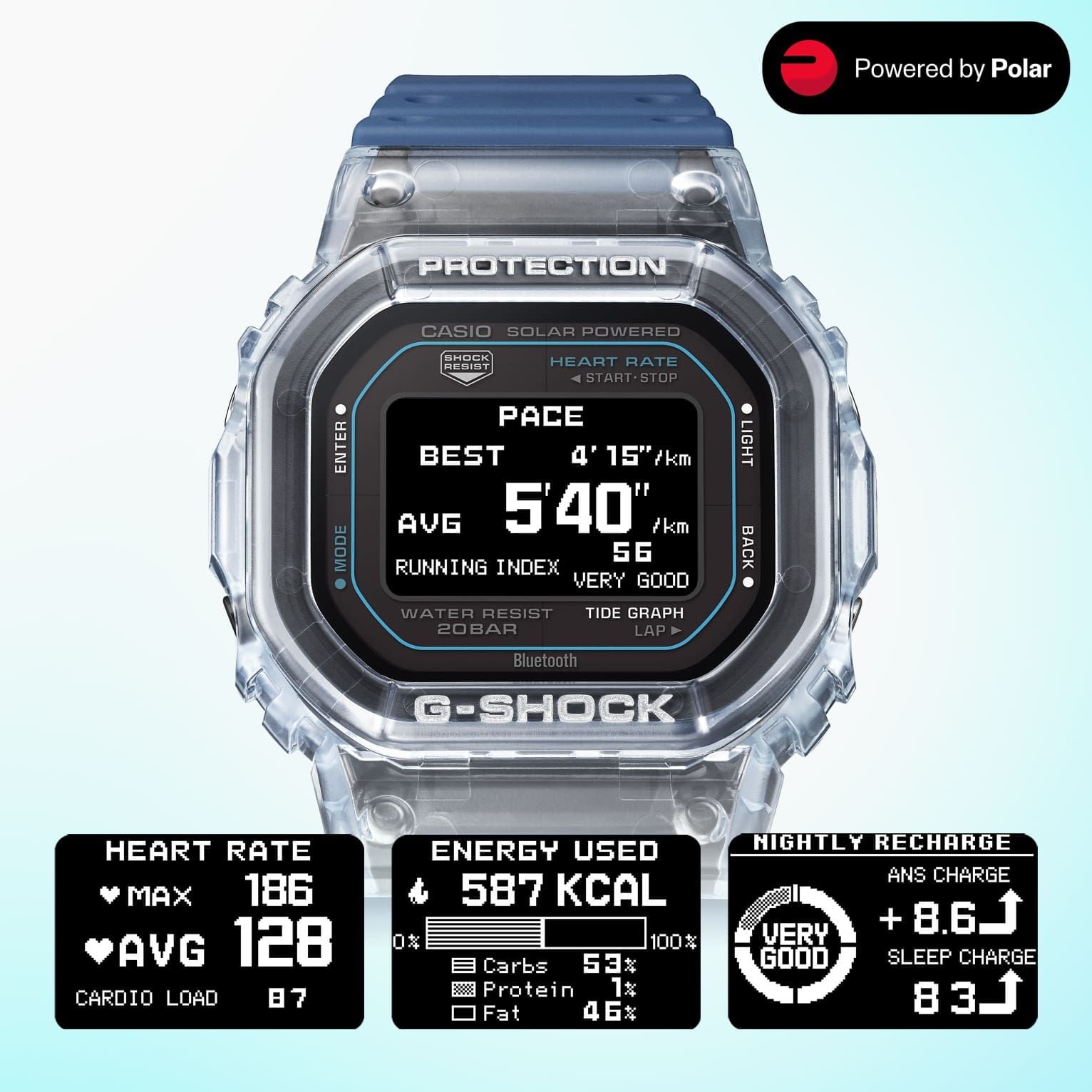 Đồng hồ CASIO G-SHOCK GBX-H5600-1DR Chính hãng