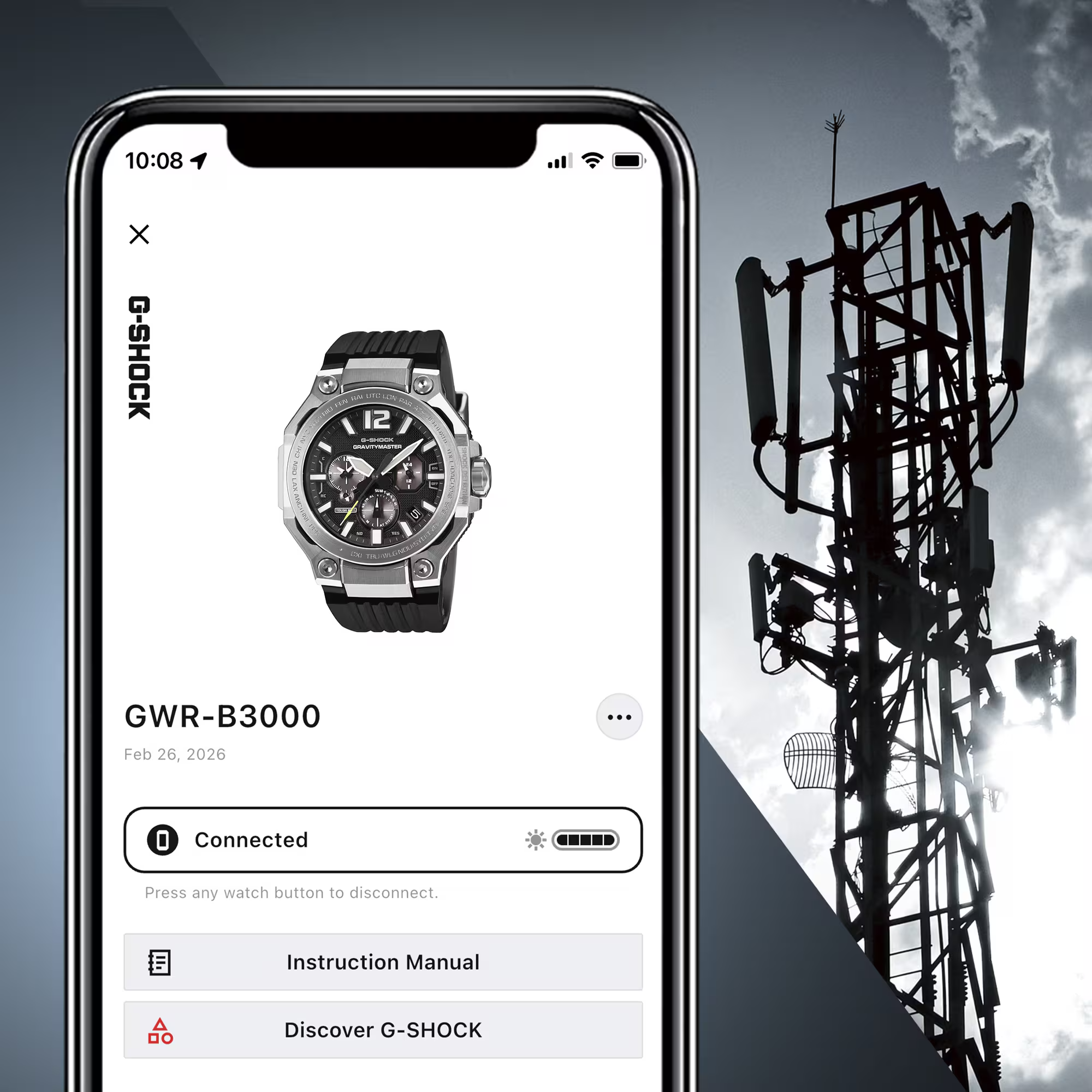 Đồng hồ CASIO G-SHOCK GWR-B3000B-8ADR Chính Hãng