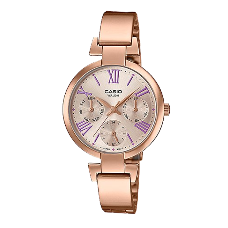 Đồng hồ Casio Nữ LTP-E404PG-4AVDF Chính Hãng