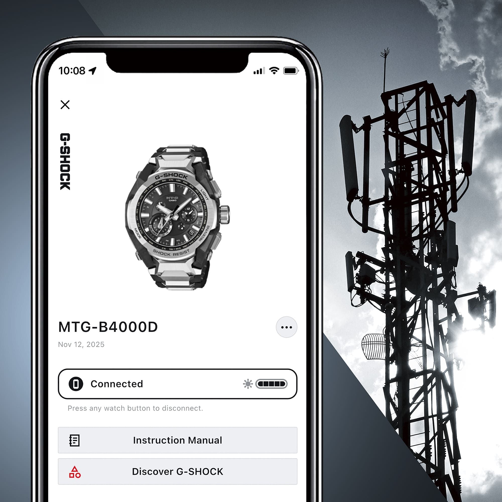 Đồng hồ CASIO G-SHOCK MTG-B4000BD-1ADR Chính Hãng