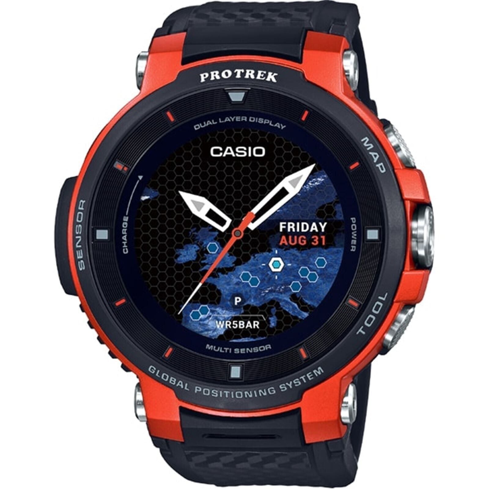 Đồng hồ Casio Pro Trek WSD-F30-RG chính hãng
