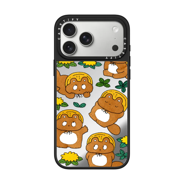  Ốp Lưng CASETiFY | Tanuki & flower | Mirror 