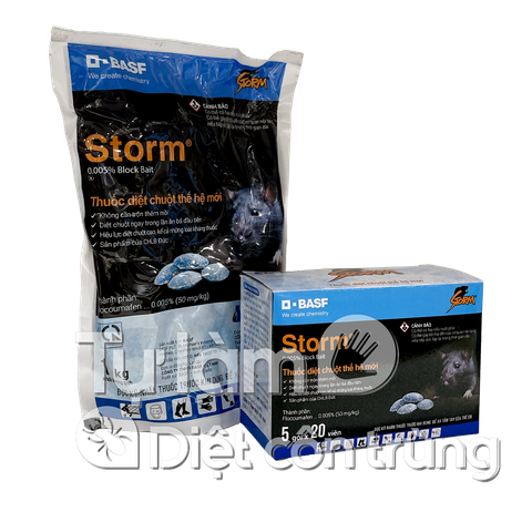  Thuốc diệt chuột Storm 0,005% - Thuốc diệt chuột thế hệ mới 