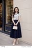  Chân váy xòe xanh navy thanh lịch thời trang nữ Seven.AM H730345I 