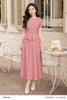  Chân váy xòe hồng dusty rose tôn dáng thời trang nữ Seven.AM H730357I 