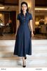  Đầm xòe denim lụa cách điệu trẻ trung thời trang nữ Seven.AM H603289I 