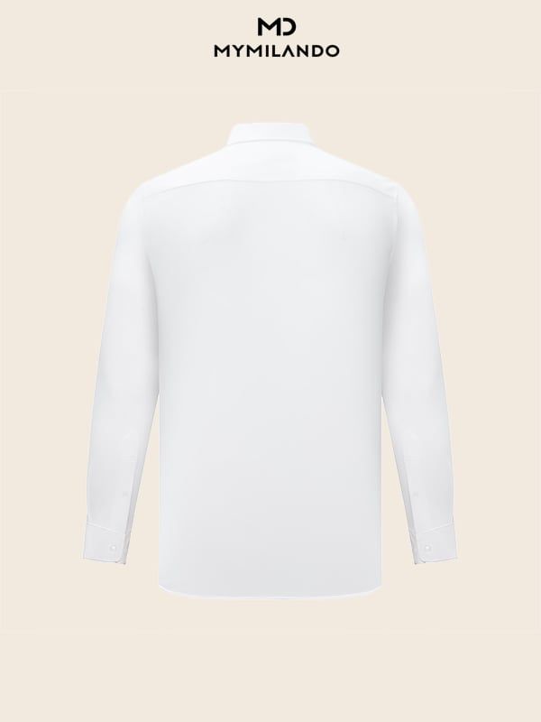 Áo Sơ Mi Nam Trắng Milando SMDMI68 Dòng Business Cao Cấp