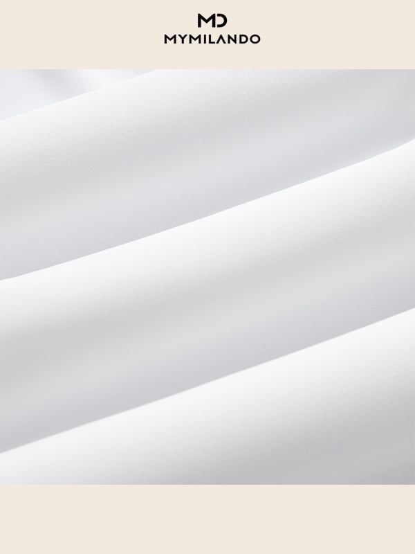 Áo Sơ Mi Nam Trắng Milando SMDMI68 Dòng Business Cao Cấp