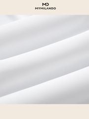 Áo Sơ Mi Nam Trắng Milando SMDMI68 Dòng Business Cao Cấp