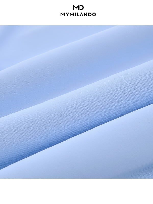 Áo Sơ Mi Nam Milando SMDMI241 Xanh Biển Business Chống Nhăn