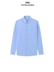 Áo Sơ Mi Nam Milando SMDMI241 Xanh Biển Business Chống Nhăn