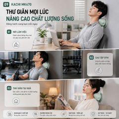 Máy Massage Cổ Vai Gáy Hít Tường Kachi MK470 - Bóng massage huyệt đạo lưng vai