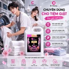 Nước xả Dr Cleany 10KG (Đen) - Lưu Hương Lâu, Mềm Vải | Chuyên Dụng Giặt Ủi MK