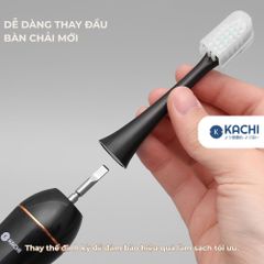 Bàn chải điện Kachi MK455 rung sóng âm dòng cao cấp