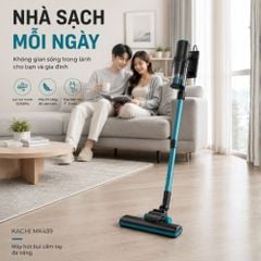 Máy Hút Bụi Cầm Tay Kachi MK439 – Lực Hút Mạnh 15.000Pa, Gọn Nhẹ, Hiệu Quả Tối Ưu