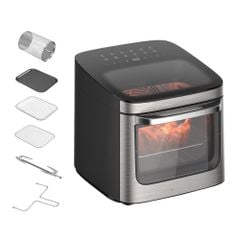 Nồi chiên không dầu Mishio MK474 12L - Cảm ứng, cửa kính quan sát