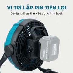 Quạt Để Bàn Tích Điện Kachi MK443 – Gió Turbo Mạnh Mẽ, Xoay 360 Độ, Thiết Kế Di Động Đa Năng