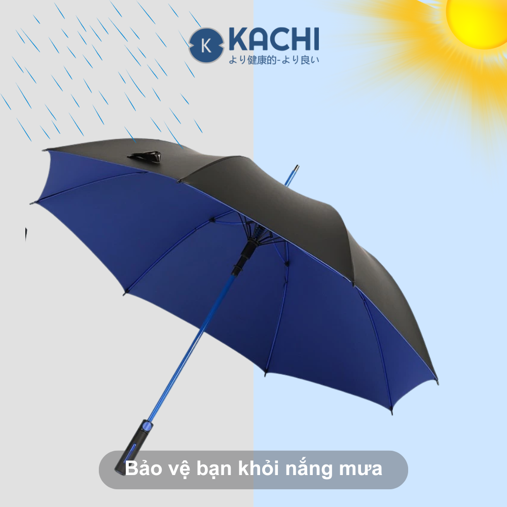 Ô Che Mưa Cỡ Lớn Kachi MK416 – Dù Cao Cấp Gập Gọn, Tự Động, Chống Gió Lật, Chống Tia UV