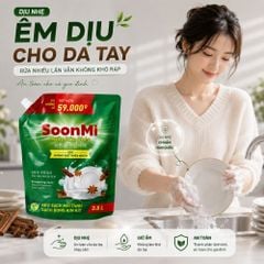 Nước rửa chén hương Quế Soonmi túi lớn 4KG - Dung tích 3.8L MK