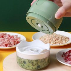 Máy Xay Tỏi Ớt Mini Chạy Pin Mishio MK420