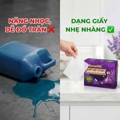 Nước Giặt Cô Đặc SoonMi Hương Lavender - Công Nghệ Giặt Tẩy Thế Hệ Mới (Hộp 30 Tờ) MK
