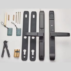 Khóa Thông Minh Kachi MK42 - Chuyên Dụng Cửa Nhôm Xingfa, Cửa Kính | Mở Khóa Qua App Tuya, Vân Tay, Thẻ Từ | Chống Nước IP65