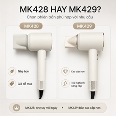 Máy Sấy Tóc Tốc Độ Cao Kachi ION (110.000 vòng/phút) - Sấy Nhanh, Chăm Sóc Tóc Ion Âm, Kiểm Soát Nhiệt NTC