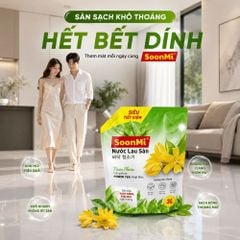 Nước Lau Sàn Soonmi 3kg Dạng Túi - Sạch Bóng, Khử Khuẩn, Thơm Mát MK